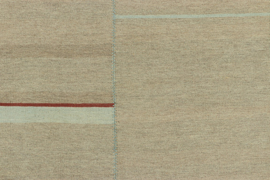 Contemporary Striped Kilim Rug