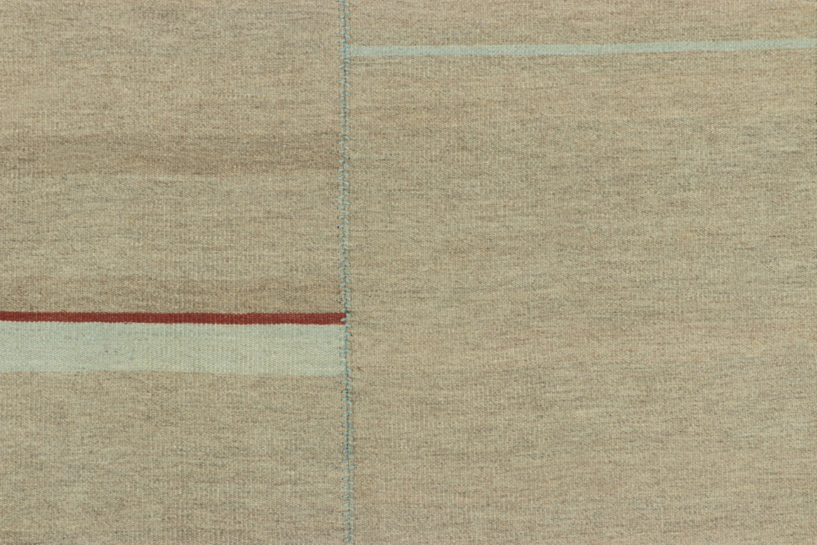 Contemporary Striped Kilim Rug