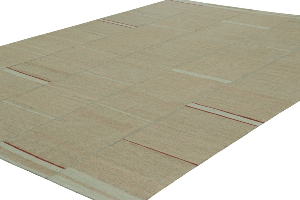 Contemporary Striped Kilim Rug