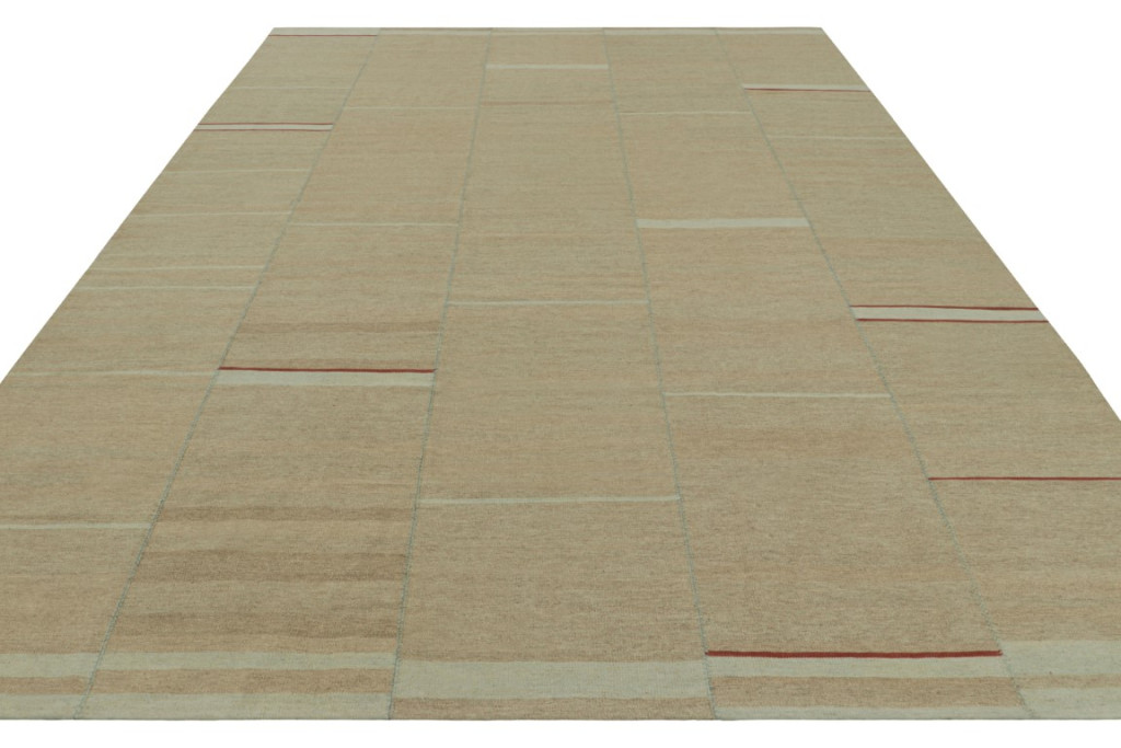 Contemporary Striped Kilim Rug