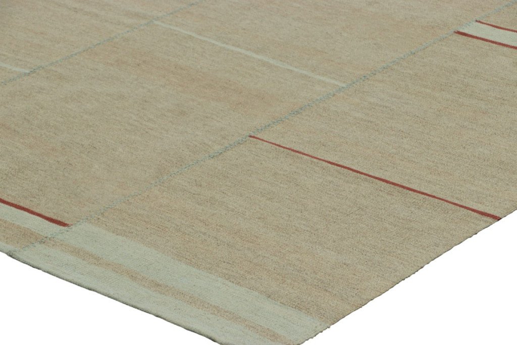 Contemporary Striped Kilim Rug