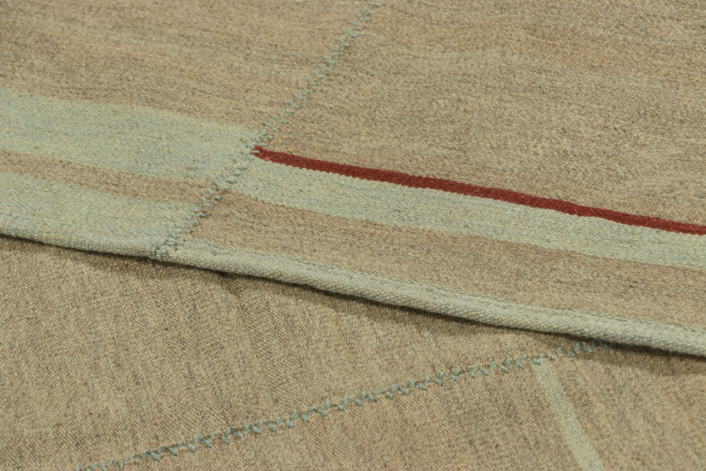 Contemporary Striped Kilim Rug