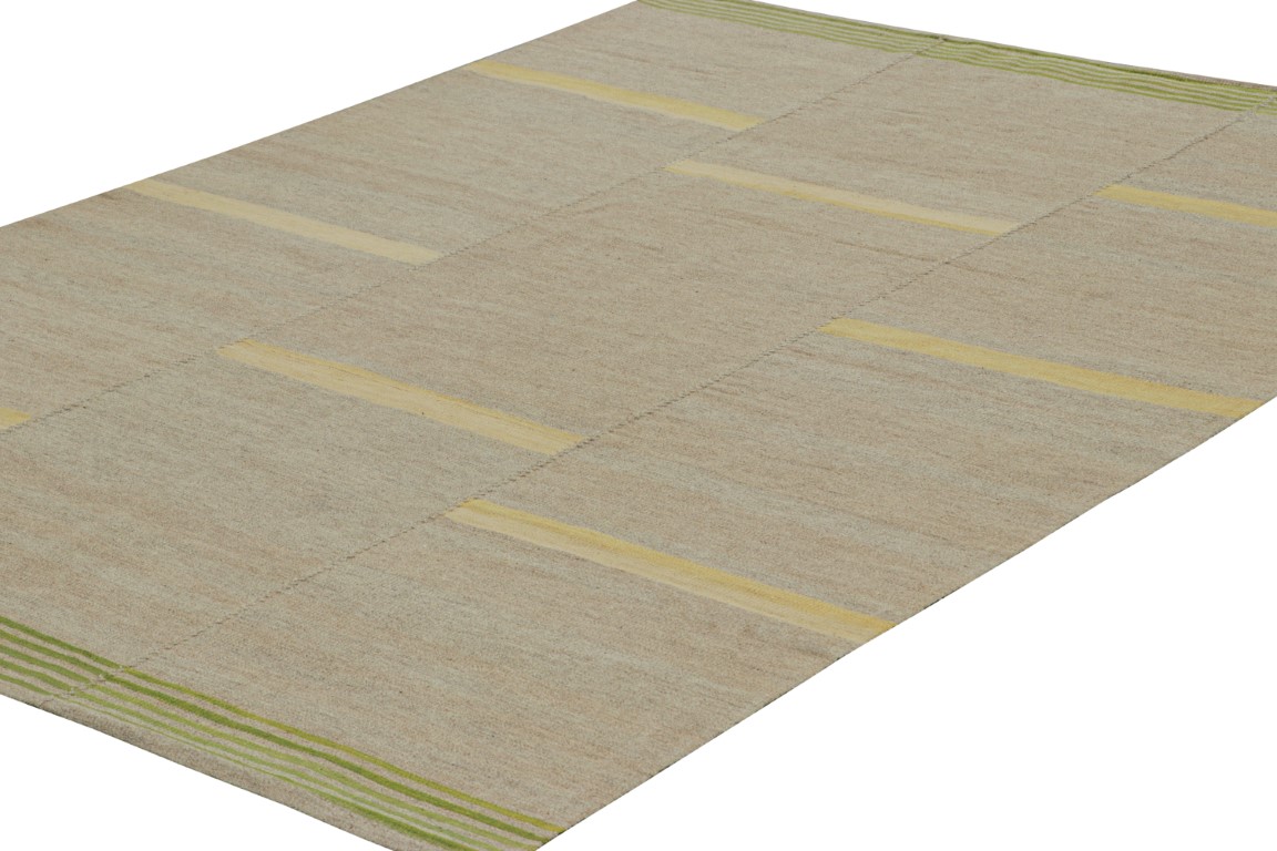 Contemporary Striped Kilim Rug