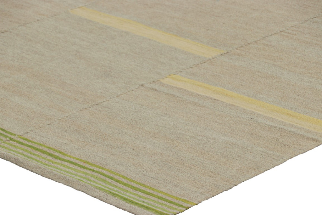 Contemporary Striped Kilim Rug