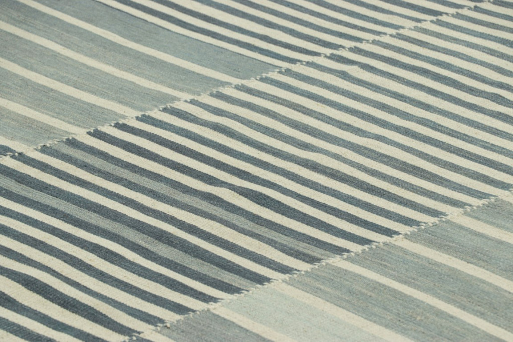 Contemporary Striped Kilim Rug