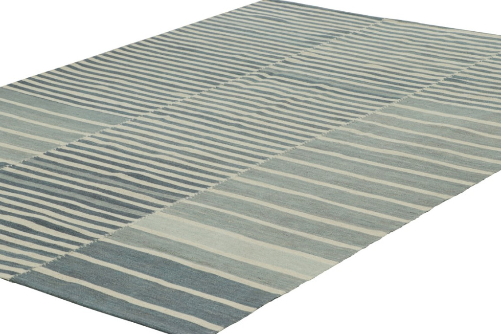 Contemporary Striped Kilim Rug