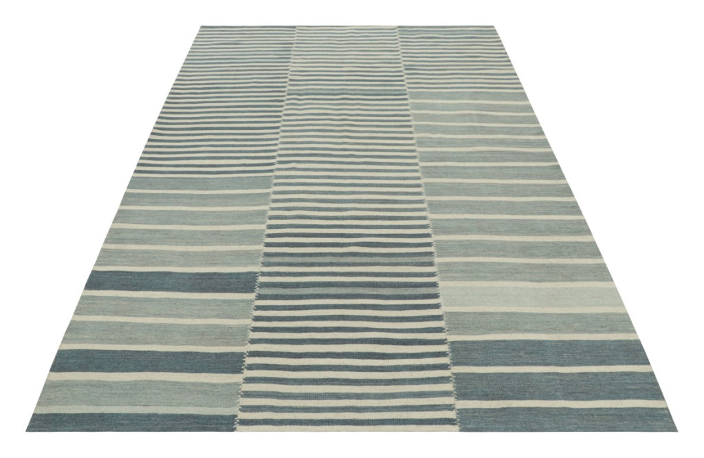 Contemporary Striped Kilim Rug
