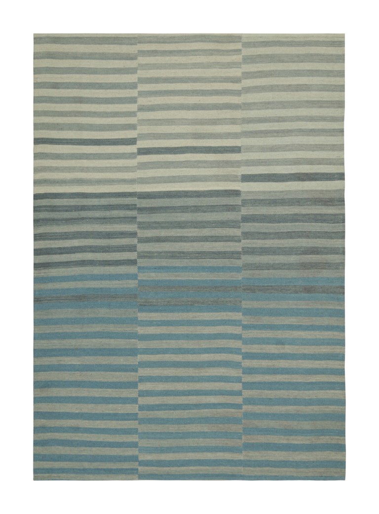 Contemporary Striped Kilim Rug