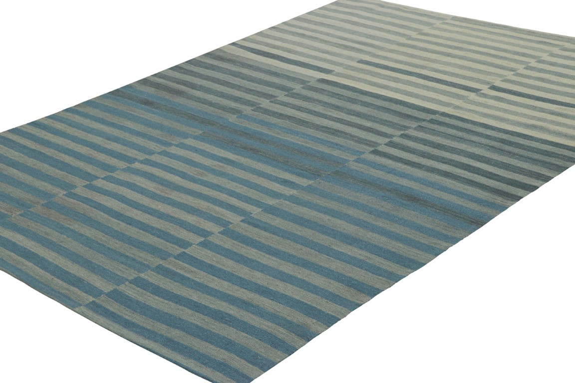 Contemporary Striped Kilim Rug