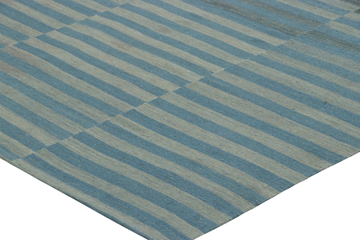 Contemporary Striped Kilim Rug