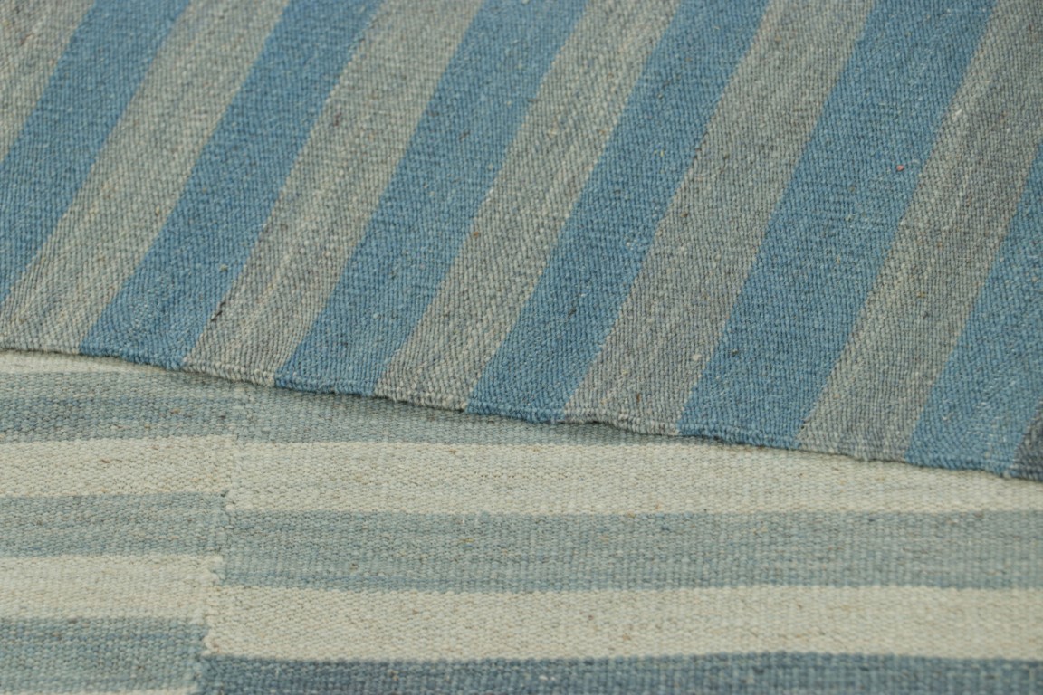 Contemporary Striped Kilim Rug