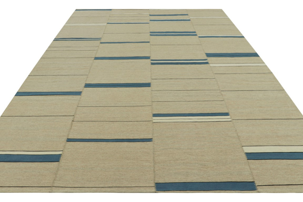 Contemporary Striped Kilim Rug