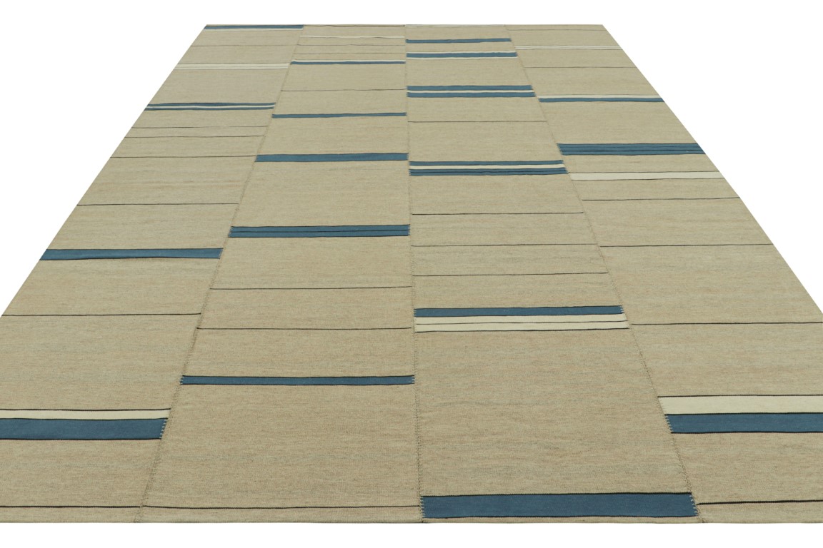 Contemporary Striped Kilim Rug
