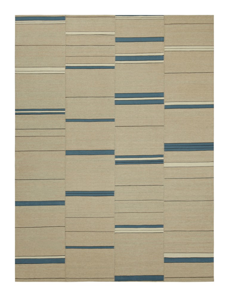 Contemporary Striped Kilim Rug
