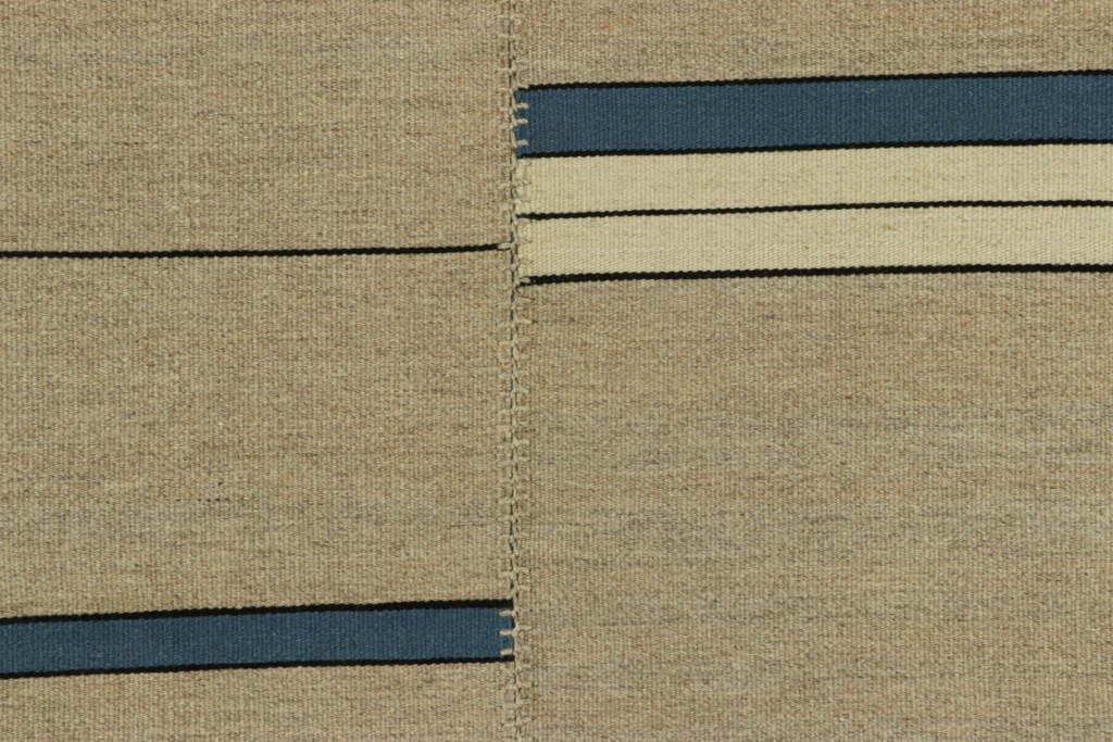 Contemporary Striped Kilim Rug