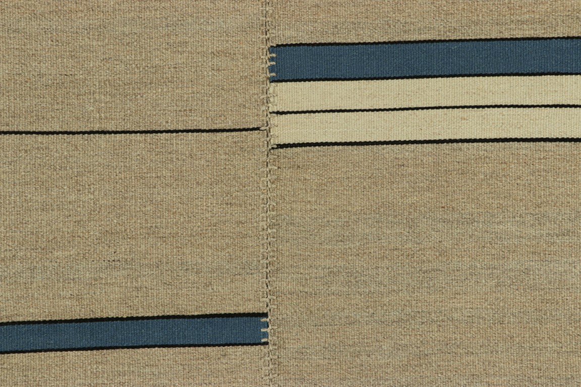 Contemporary Striped Kilim Rug