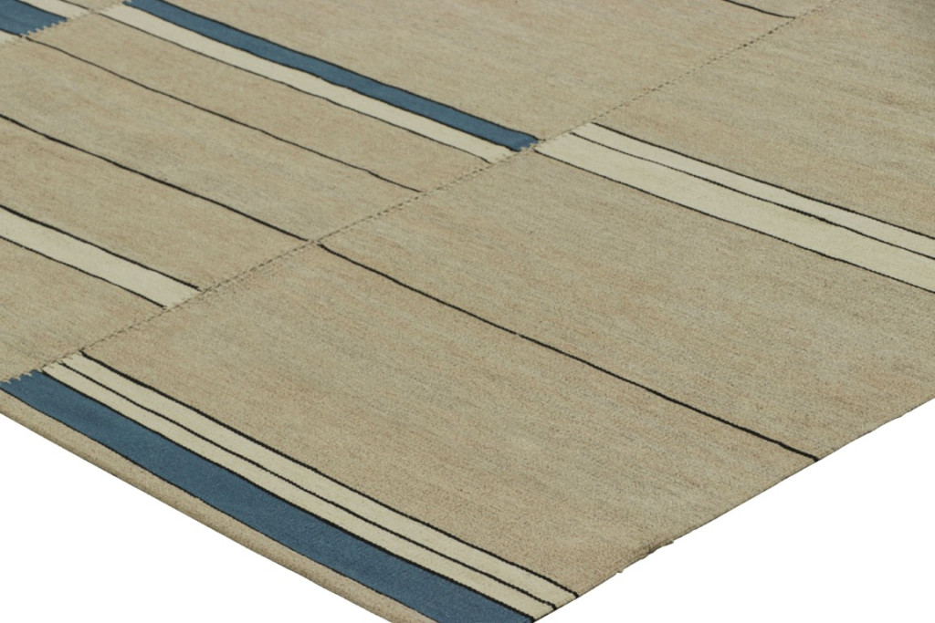 Contemporary Striped Kilim Rug