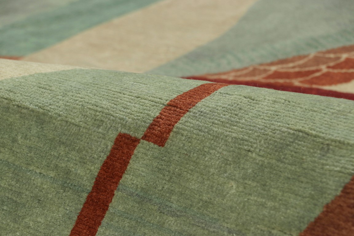 Chinese Art Deco Geometric Rug