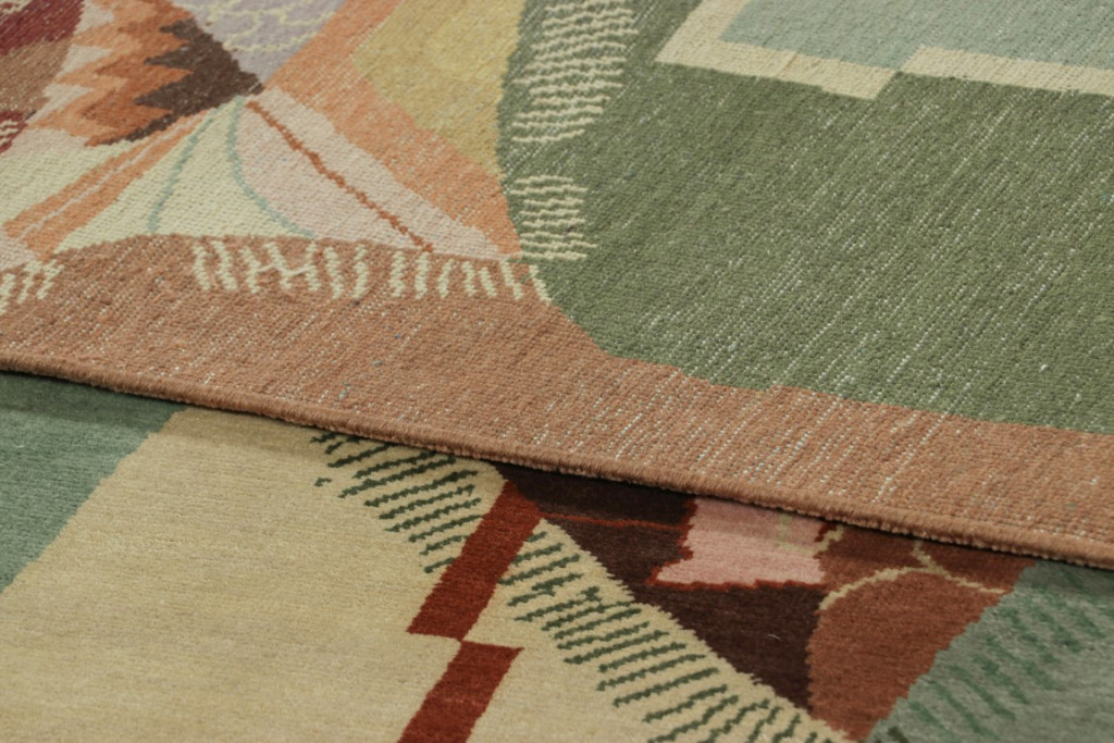 Chinese Art Deco Geometric Rug