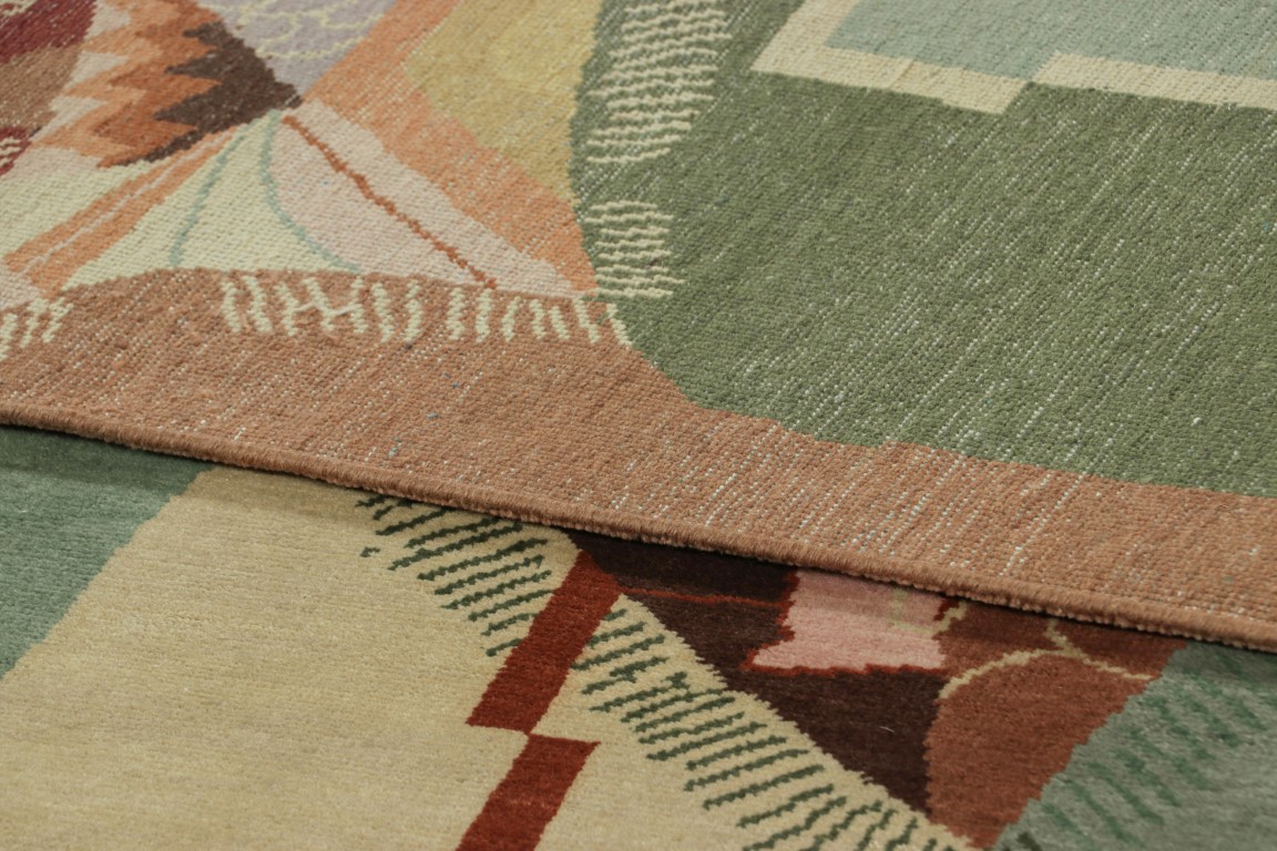 Chinese Art Deco Geometric Rug