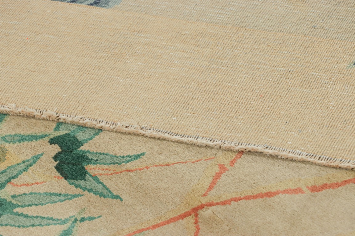 Chinese Art Deco Floral Rug