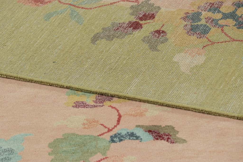 Chinese Art Deco Floral Rug
