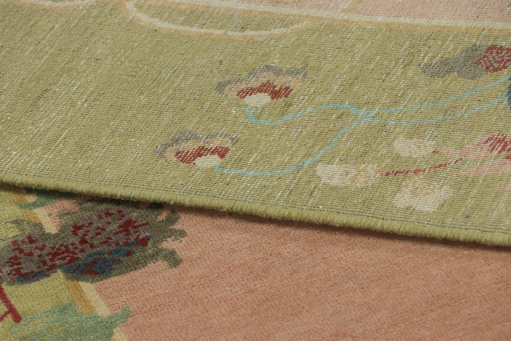 Chinese Art Deco Floral Rug
