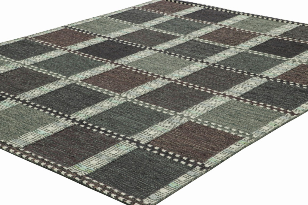 Swedish Scandinavian Geometric Rug