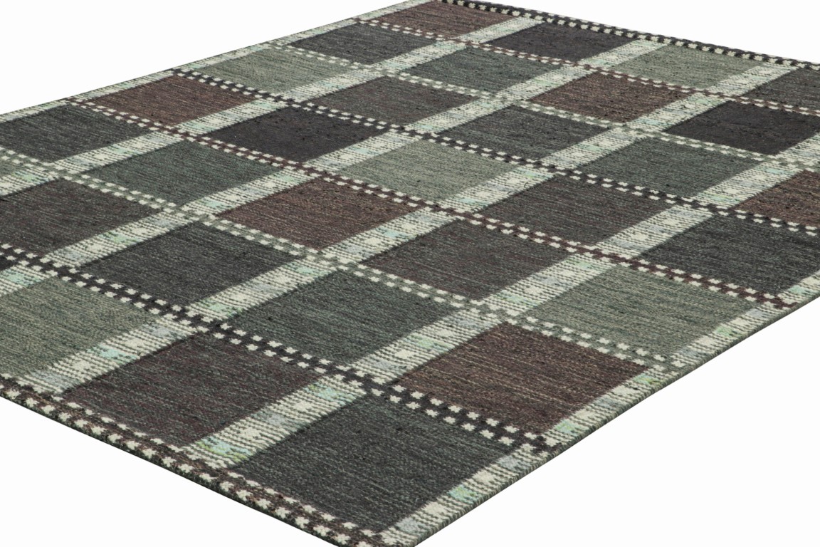 Swedish Scandinavian Geometric Rug