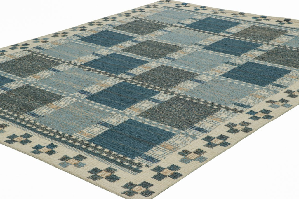 Swedish Scandinavian Geometric Rug