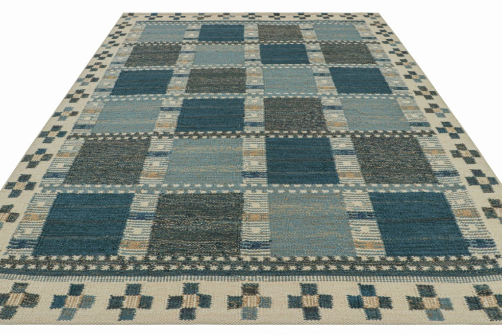 Swedish Scandinavian Geometric Rug