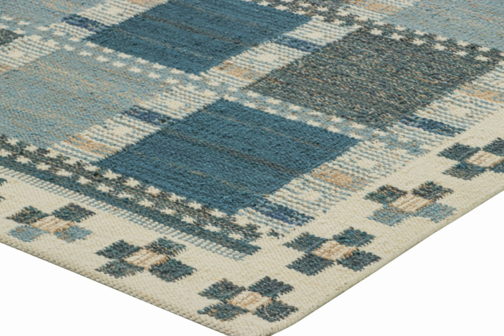 Swedish Scandinavian Geometric Rug