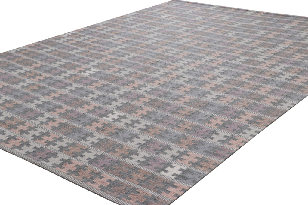 Swedish Scandinavian Geometric Rug