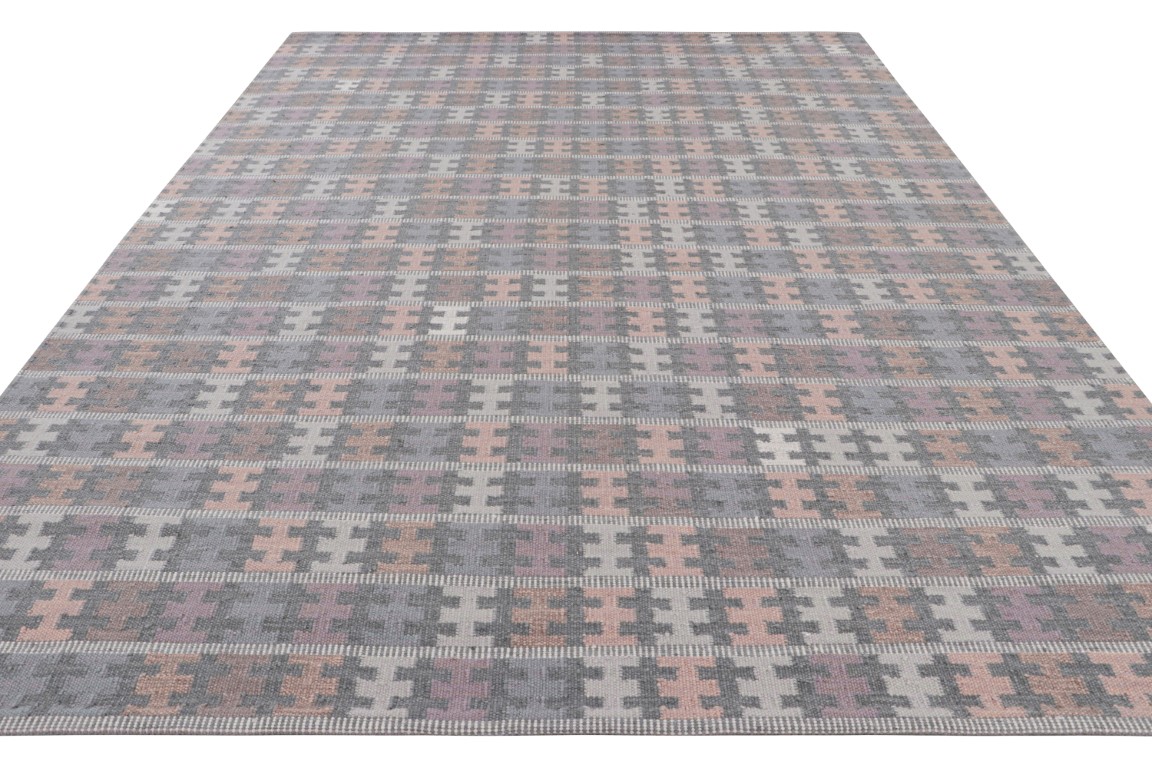 Swedish Scandinavian Geometric Rug