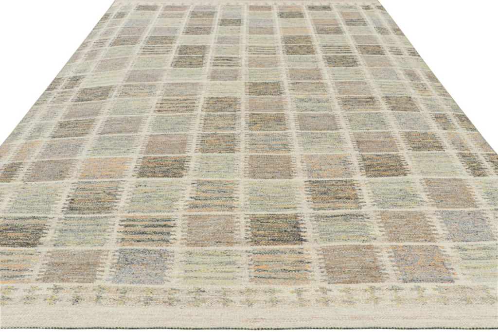 Swedish Scandinavian Geometric Rug