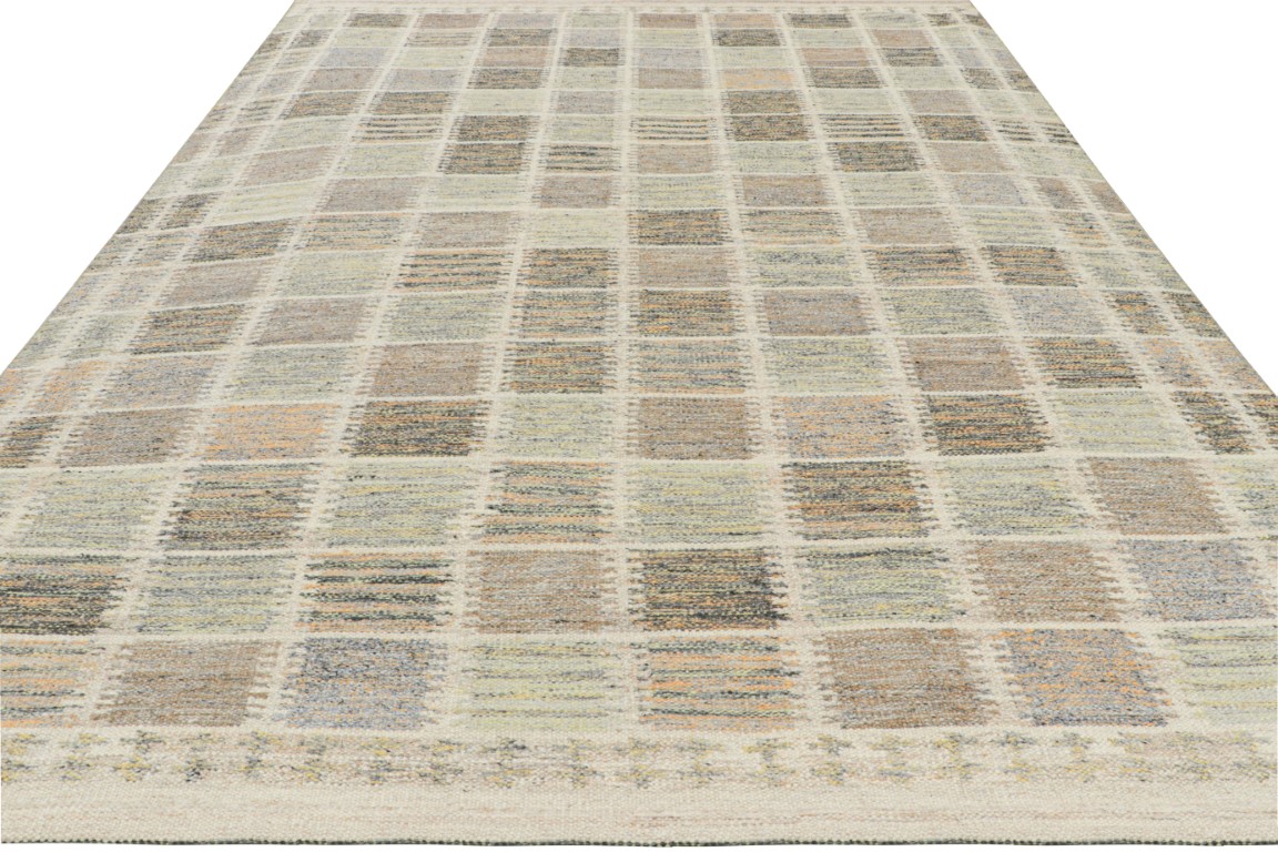 Swedish Scandinavian Geometric Rug