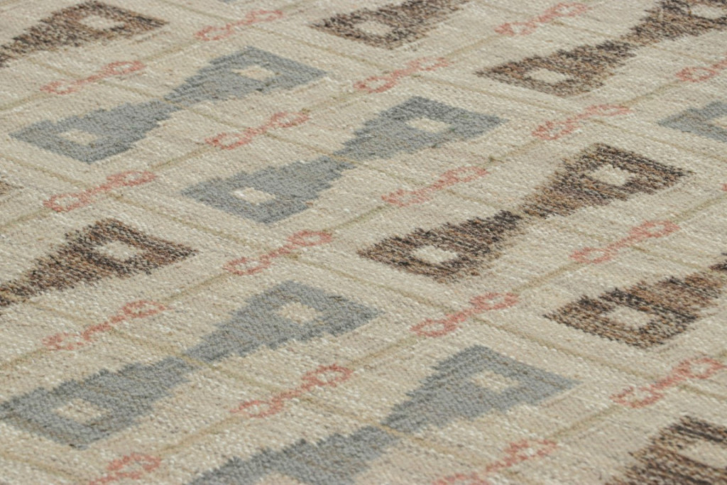 Swedish Scandinavian Geometric Rug