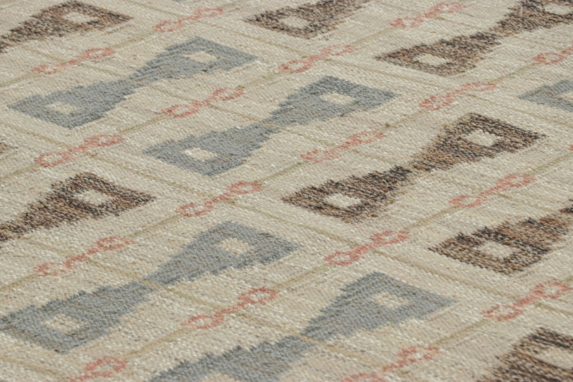 Swedish Scandinavian Geometric Rug