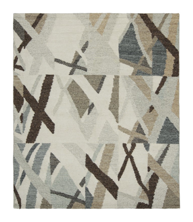 Scandinavian Abstract Geometric Rug
