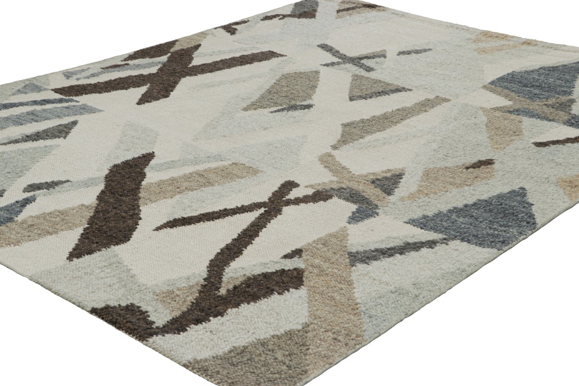 Scandinavian Abstract Geometric Rug