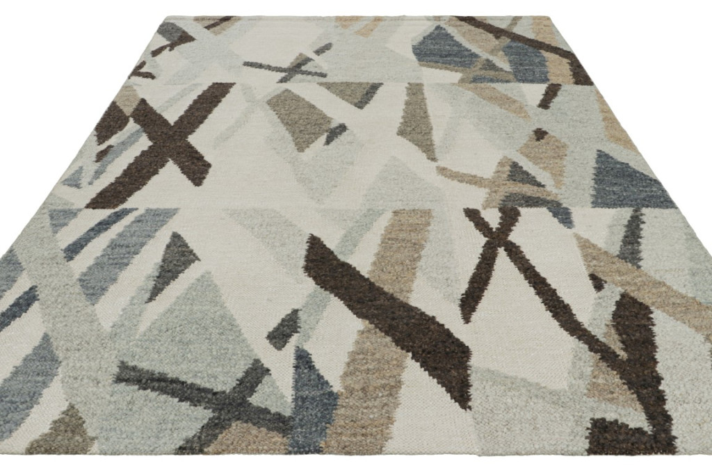 Scandinavian Abstract Geometric Rug