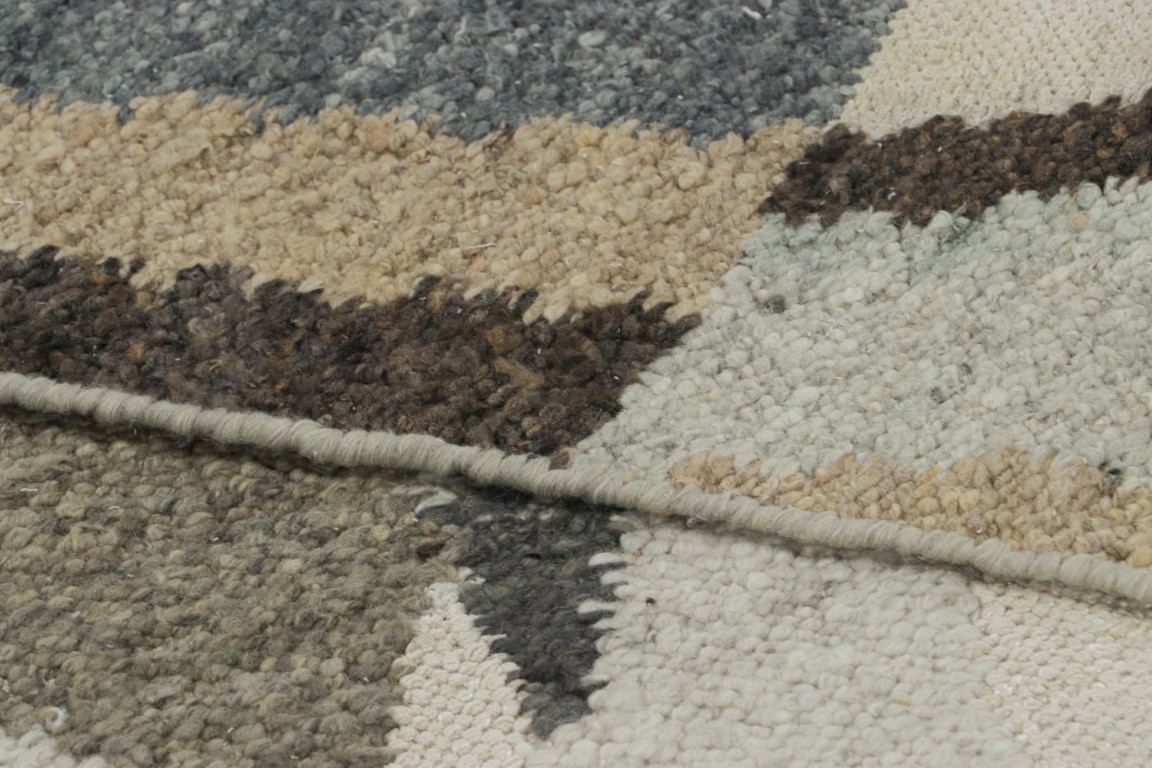 Scandinavian Abstract Geometric Rug