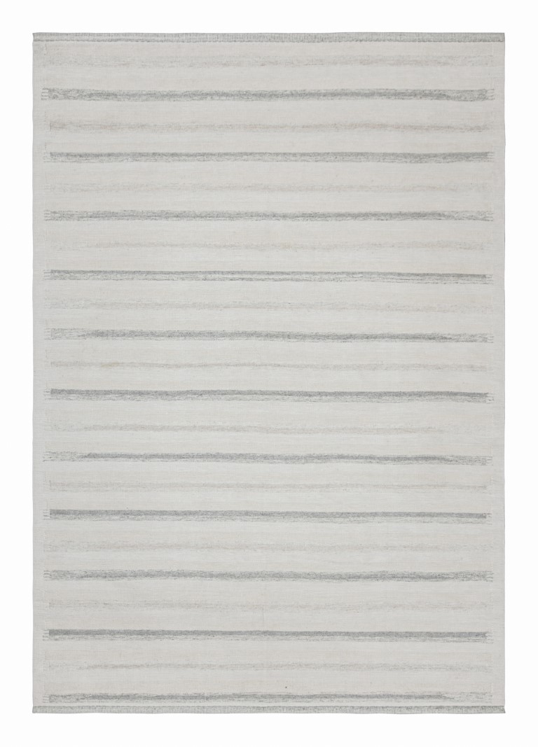 Scandinavian Geometric Striped Rug