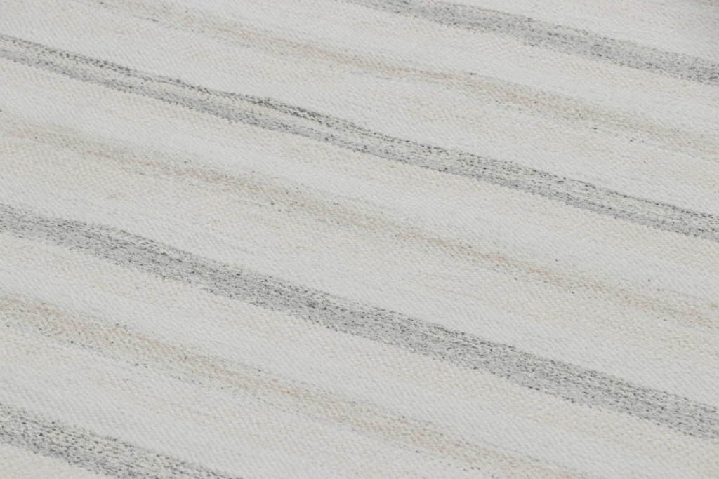 Scandinavian Geometric Striped Rug