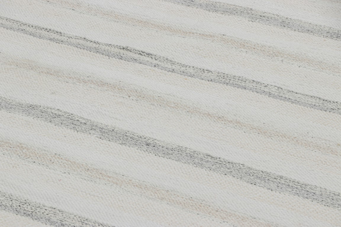 Scandinavian Geometric Striped Rug