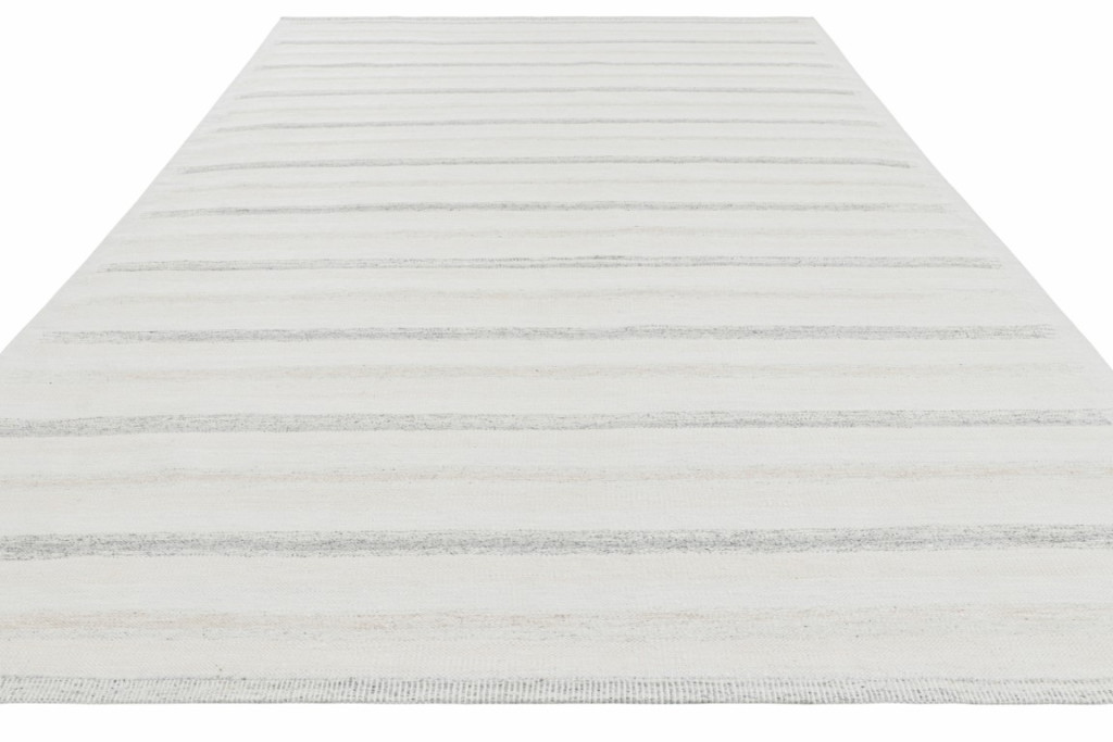 Scandinavian Geometric Striped Rug