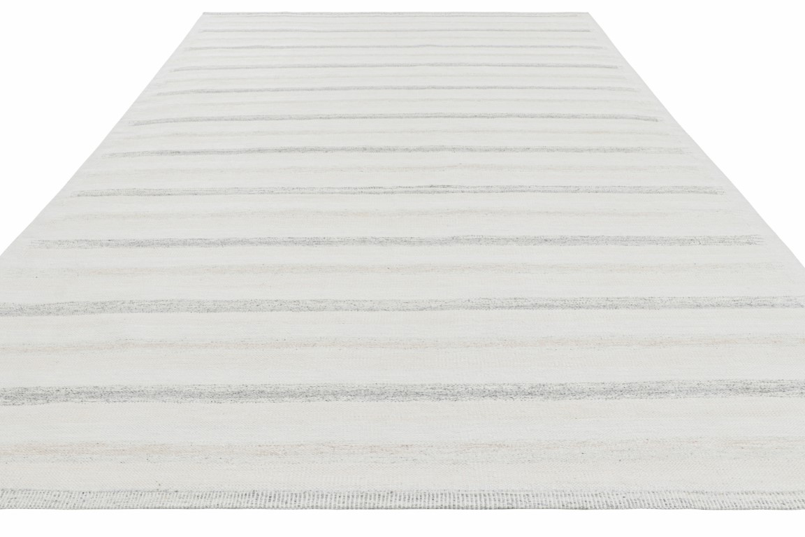 Scandinavian Geometric Striped Rug