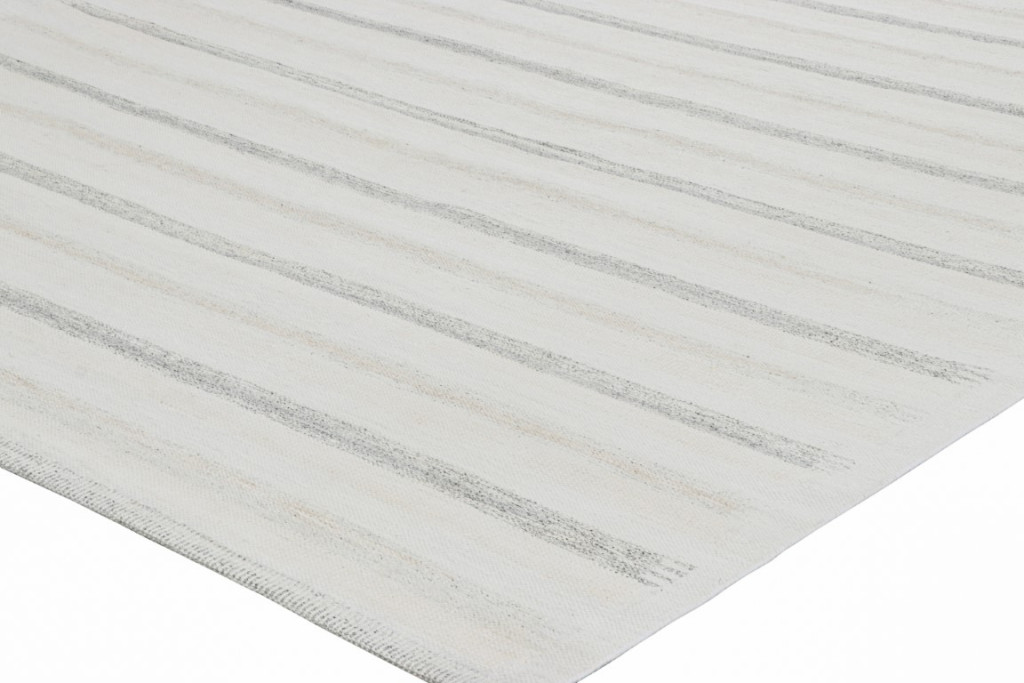 Scandinavian Geometric Striped Rug