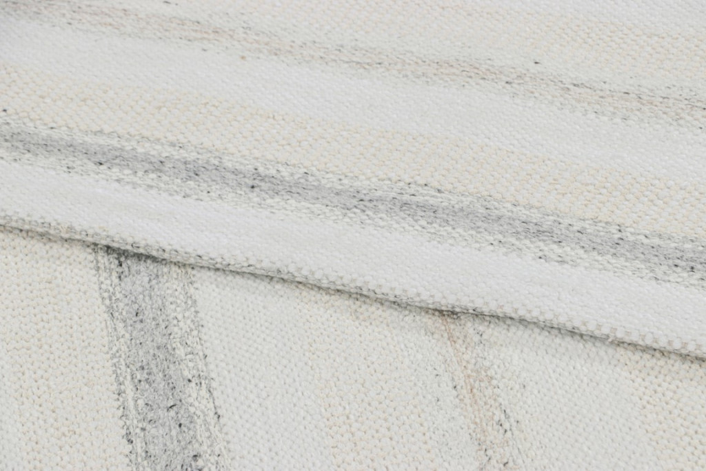 Scandinavian Geometric Striped Rug