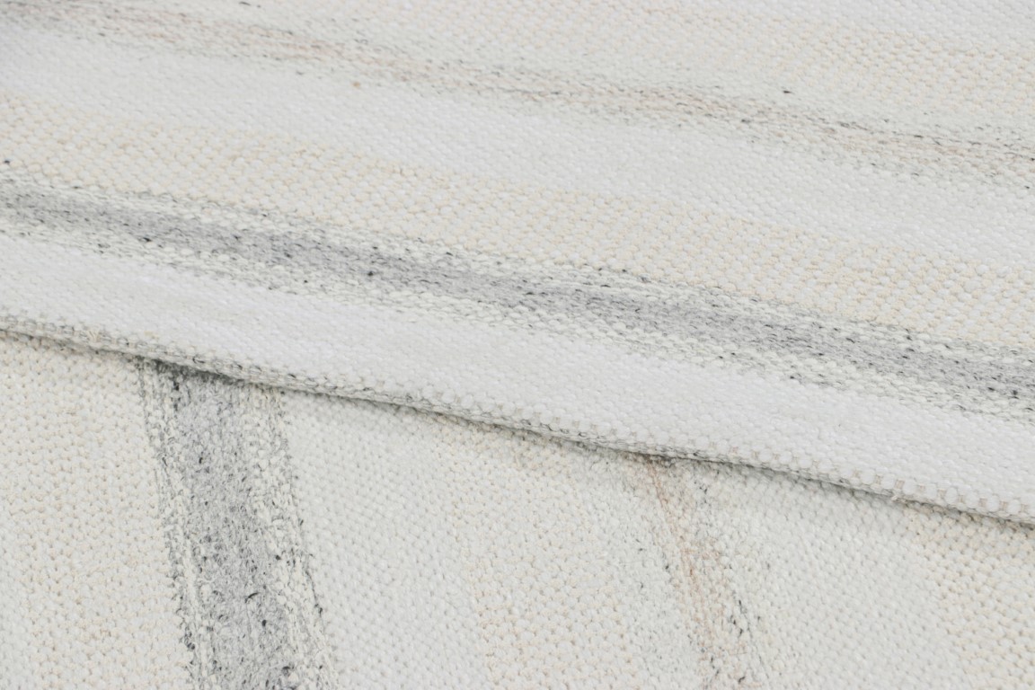 Scandinavian Geometric Striped Rug